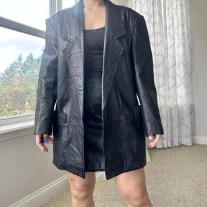 Minimalist Leather Jacket
